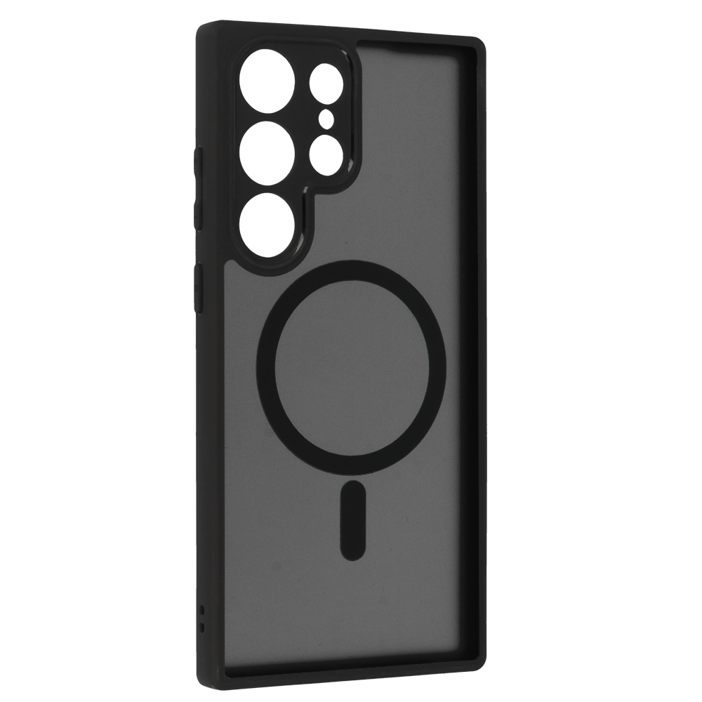 Zadní kryt Full Matte Mag Cover pro Samsung Galaxy S23 Ultra black