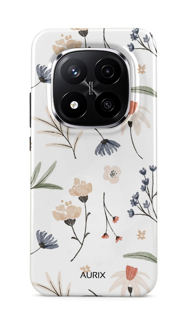 Luxusní kryt AURIX Xiaomi Redmi Note 14 Pro+ 5G Floral Fantasy