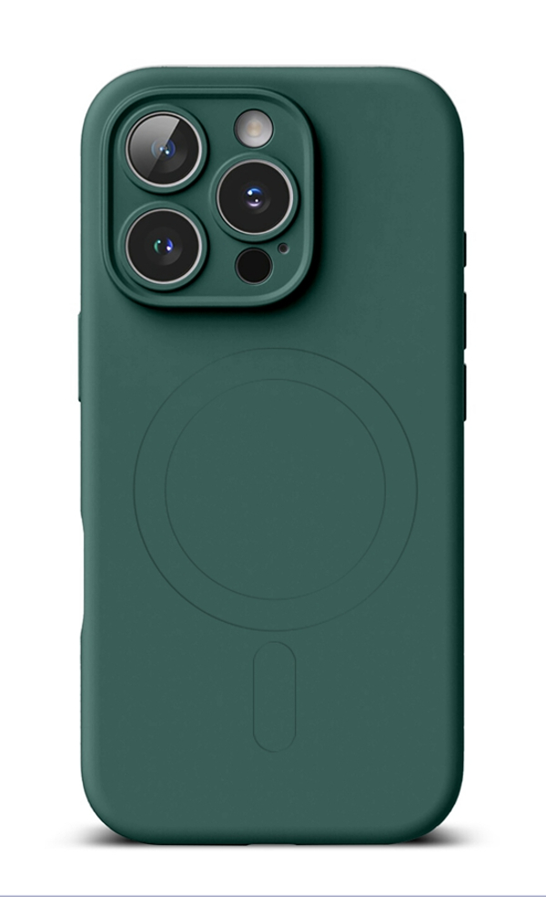Zadní kryt TopQ na mobil iPhone 16 Pro s MagSafe tmavě zelený