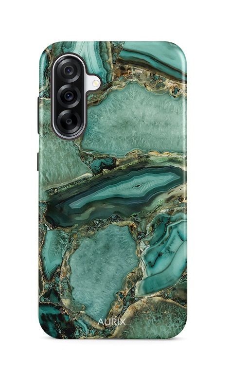 Luxusní kryt AURIX Samsung A56 Emerald Glow