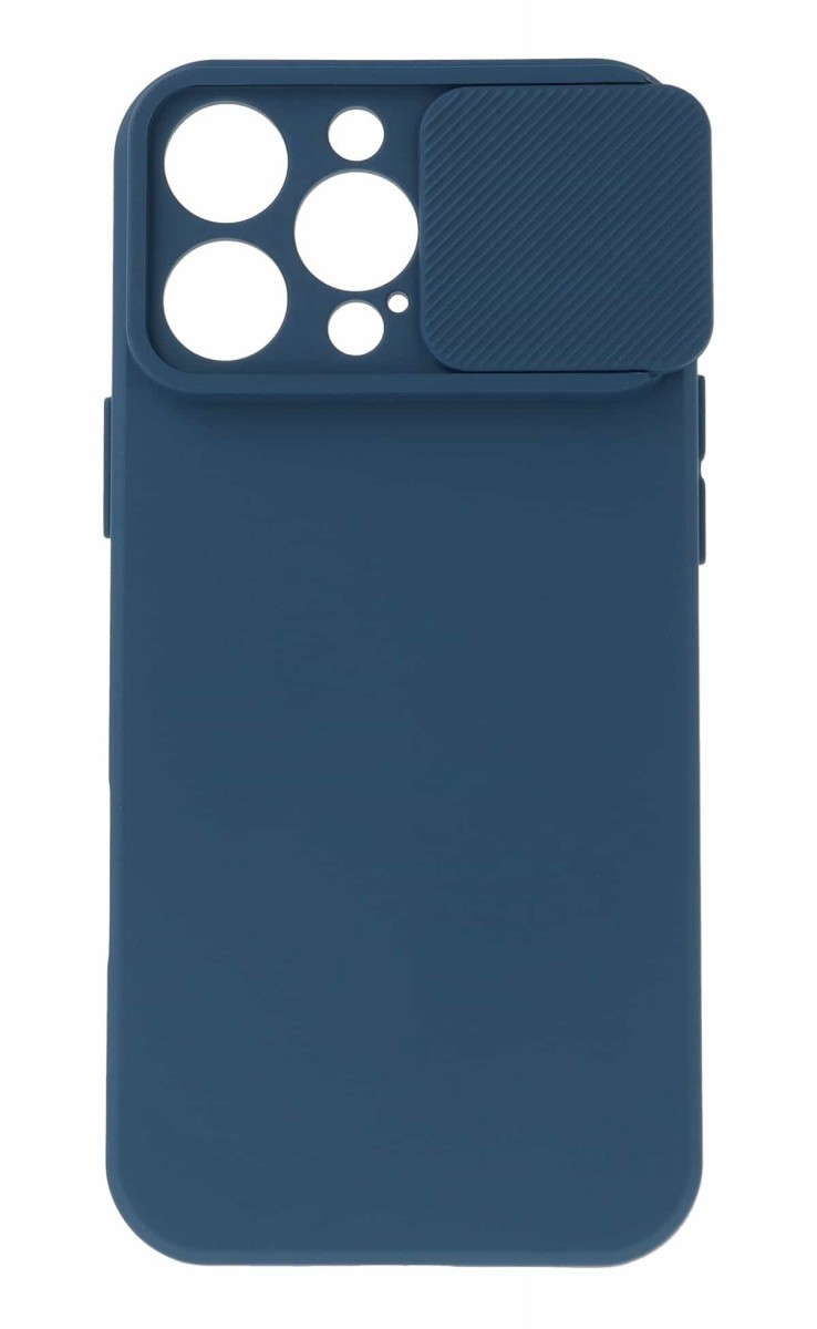 Zadní kryt Camshield Soft na iPhone 16 Pro tmavě modrý