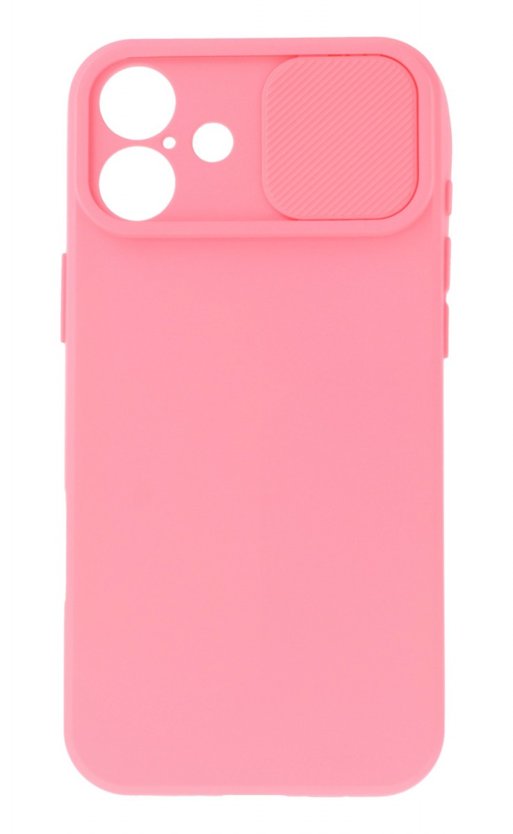Zadní kryt Camshield Soft na iPhone 16 Plus světle růžový