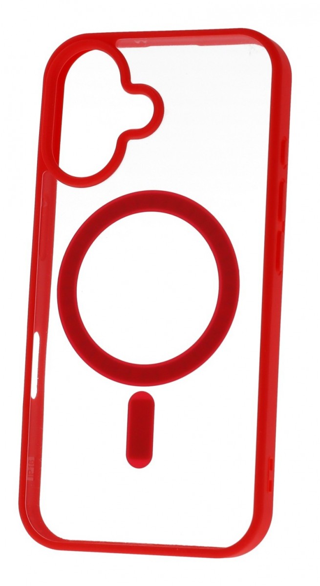Zadní kryt Acrylic Color MagSafe pro iPhone 16 Plus červený