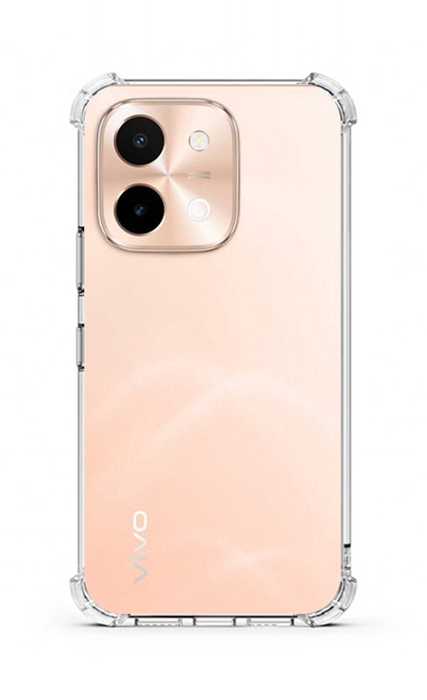 Odolný zadní kryt TopQ na mobil Vivo Y28 průhledný