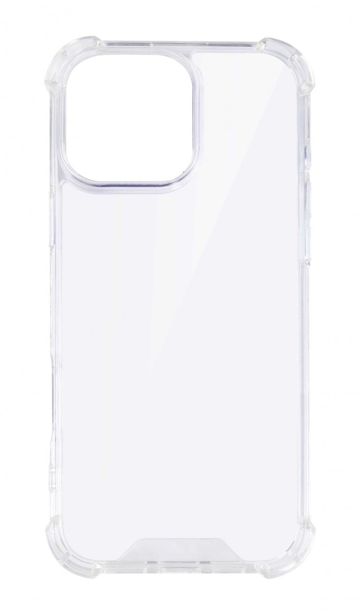 Odolný pevný kryt TopQ Extra Clear na mobil iPhone 16 Pro průhledný