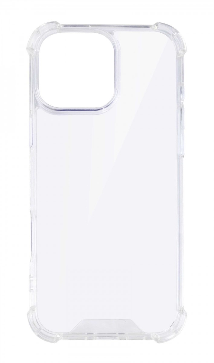 Odolný pevný kryt TopQ Extra Clear na mobil iPhone 16 Pro Max průhledný