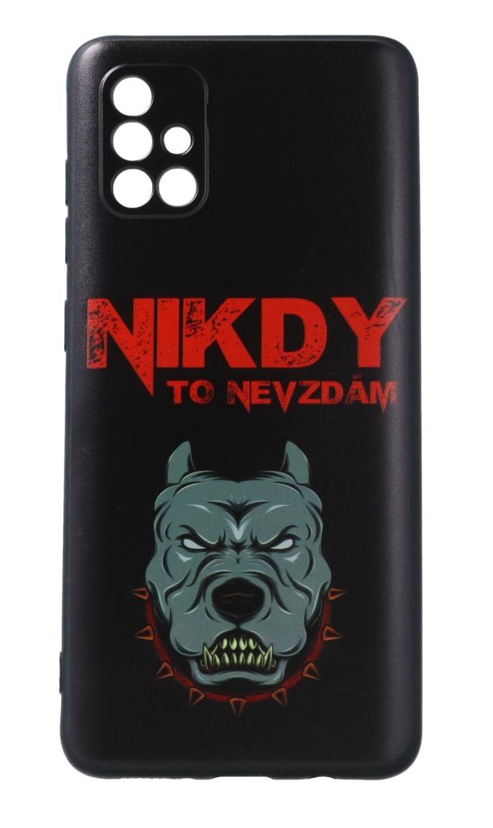 Zadní kryt TopQ DARK na mobil Samsung A71 Nikdy to nevzdám