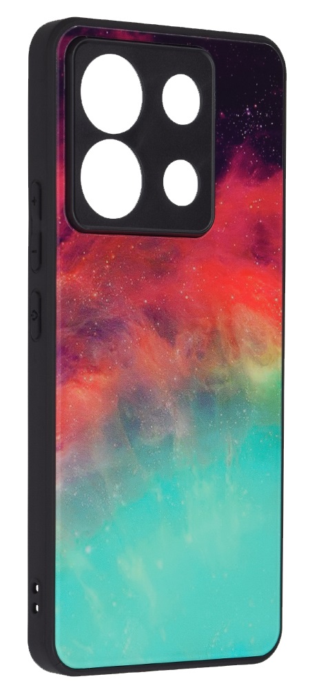 Zadní pevný kryt Techsuit Glaze na mobil Xiaomi Redmi Note 13 Pro 5G Fiery Ocean