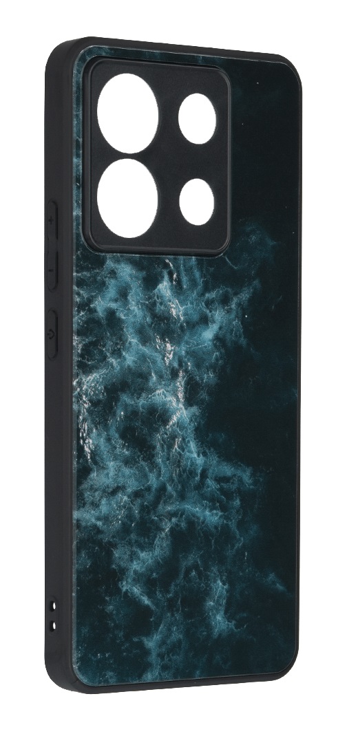 Zadní pevný kryt Techsuit Glaze na mobil Xiaomi Redmi Note 13 5G Blue Nebula