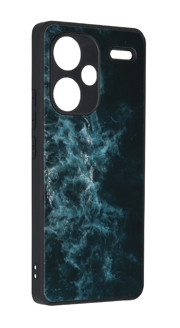 Zadní pevný kryt Techsuit Glaze na mobil Xiaomi Redmi Note 13 Pro+ 5G Blue Nebula