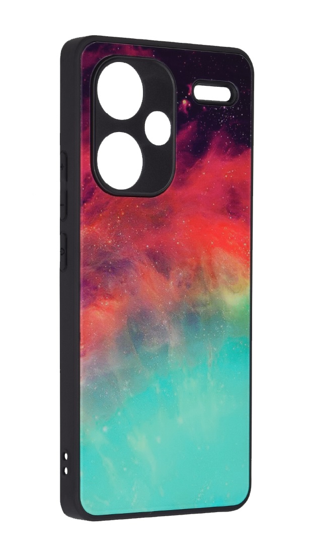 Zadní pevný kryt Techsuit Glaze na mobil Xiaomi Redmi Note 13 Pro+ 5G Fiery Ocean