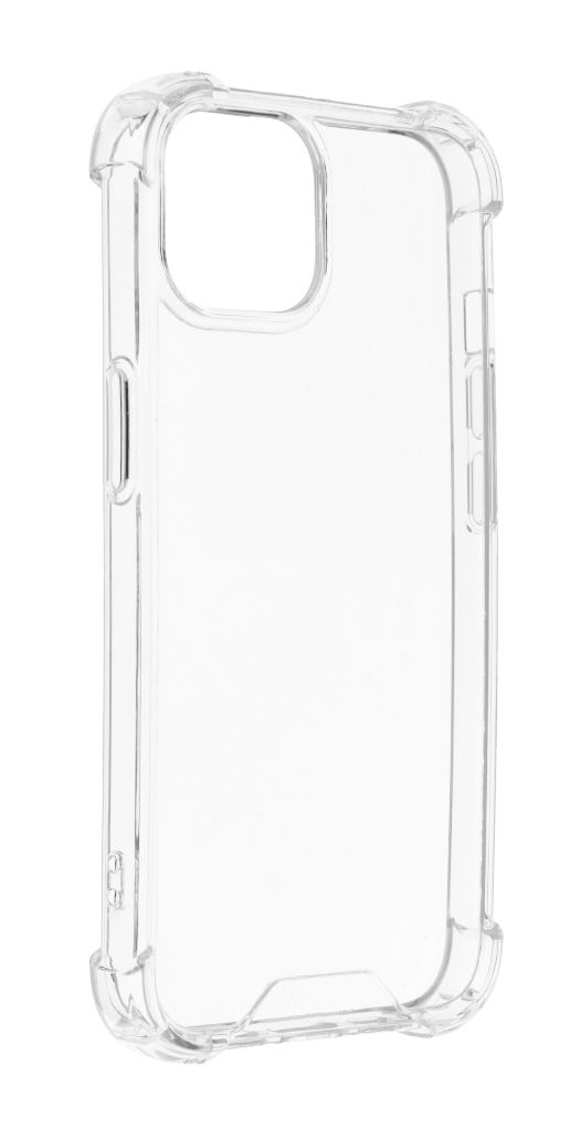 Odolný pevný kryt TopQ Extra Clear na mobil iPhone 14 průhledný