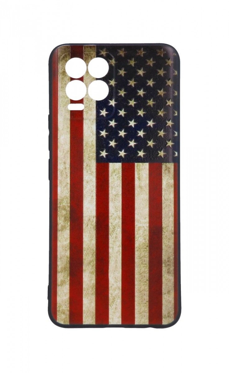 Zadní 3D silikonový kryt na mobil Realme 8 Amerika