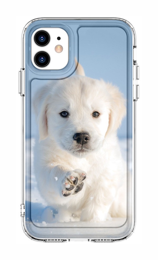 Zadní pevný kryt TopQ Image na mobil iPhone 11 Štěňátko