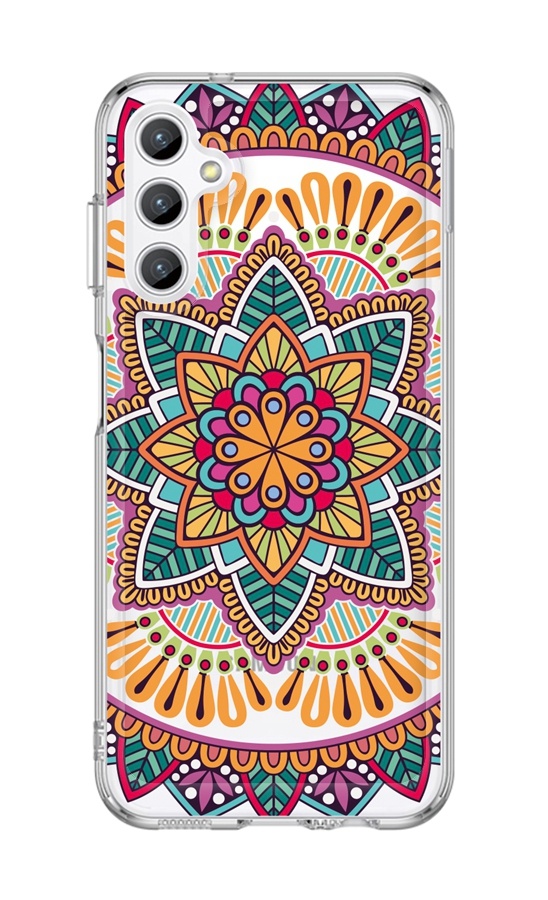 Zadní pevný kryt TopQ Image na mobil Samsung A14 Happy Mandala