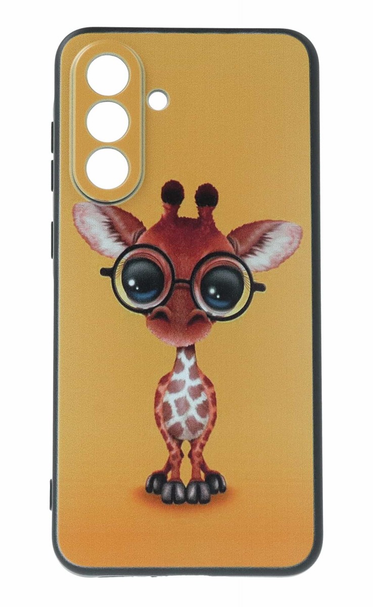 Zadní kryt TopQ DARK na mobil Samsung A17 Cute Giraffe