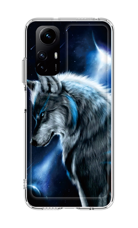 Zadní pevný kryt TopQ Image na mobil Xiaomi Redmi Note 12S Vlkodlak
