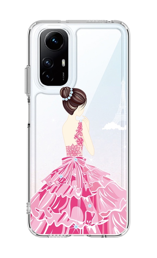 Zadní pevný kryt TopQ Image na mobil Xiaomi Redmi Note 12S Pink Princess