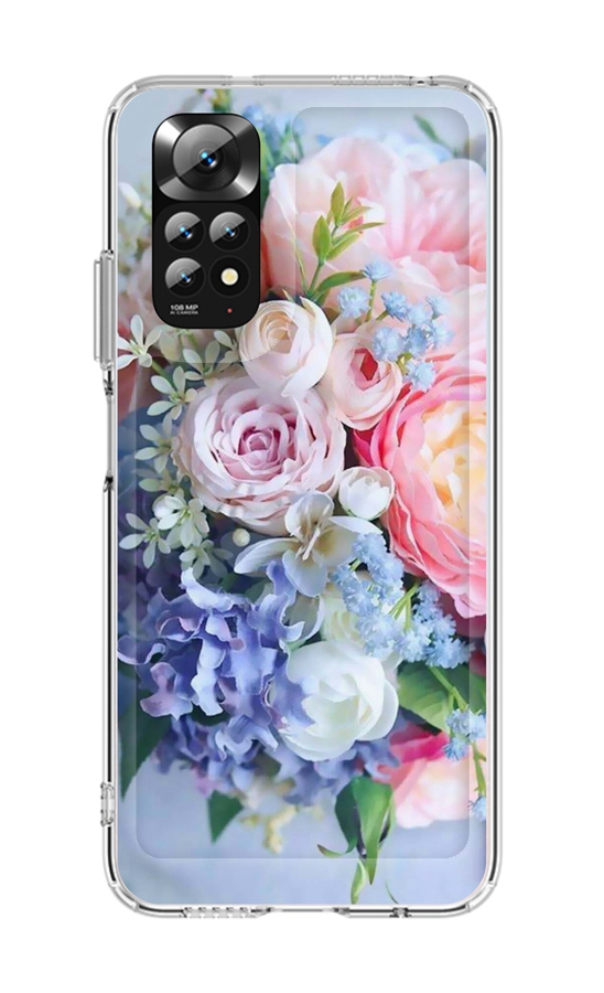 Zadní pevný kryt TopQ Image na mobil Xiaomi Redmi Note 11 Kytice