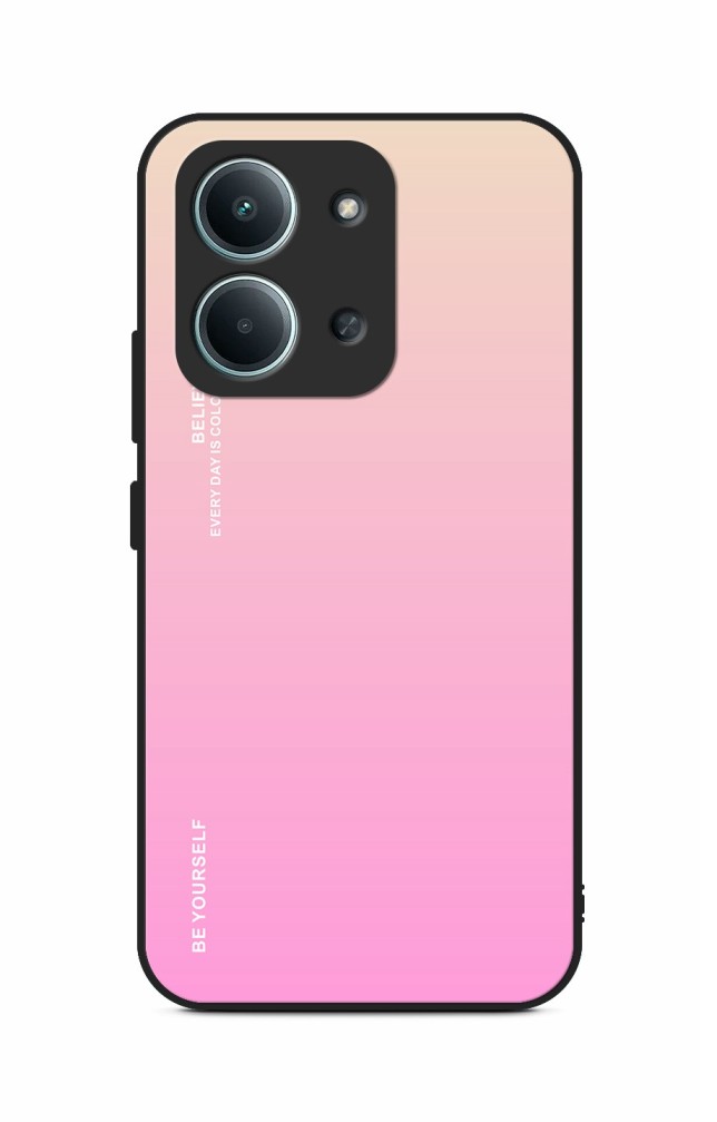 Zadní pevný kryt TopQ LUXURY na mobil Xiaomi Redmi 15C duhový meruňkový