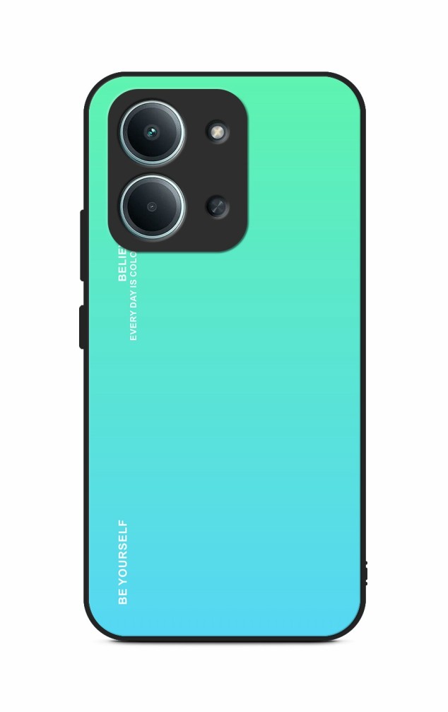 Zadní pevný kryt TopQ LUXURY na mobil Xiaomi Redmi 15C duhový zelený