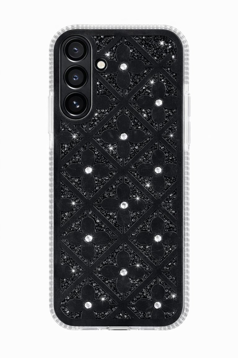 Zadní kryt Flower pro Samsung Galaxy A57 5G černý