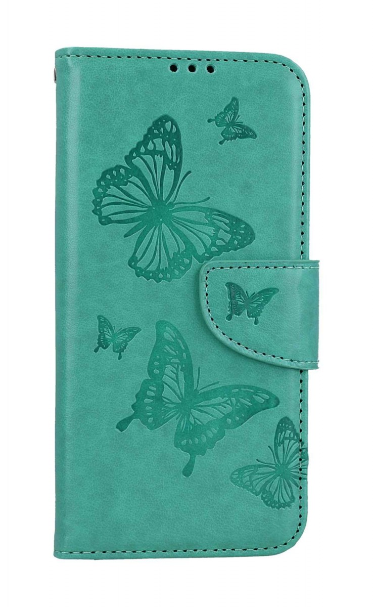 Knížkové pouzdro TopQ na mobil Samsung A34 Butterfly zelené
