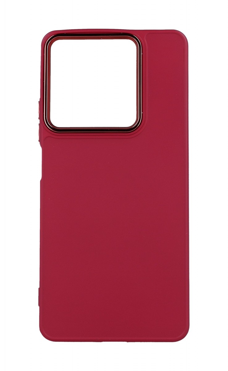 Zadní kryt TopQ Frame na mobil Xiaomi Redmi Note 13 5G malinový