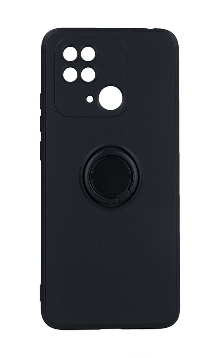 Zadní kryt TopQ RING na mobil Xiaomi Redmi 10C černý
