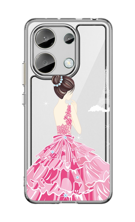 Zadní pevný kryt TopQ Image na mobil Xiaomi Redmi Note 13 Pink Princess