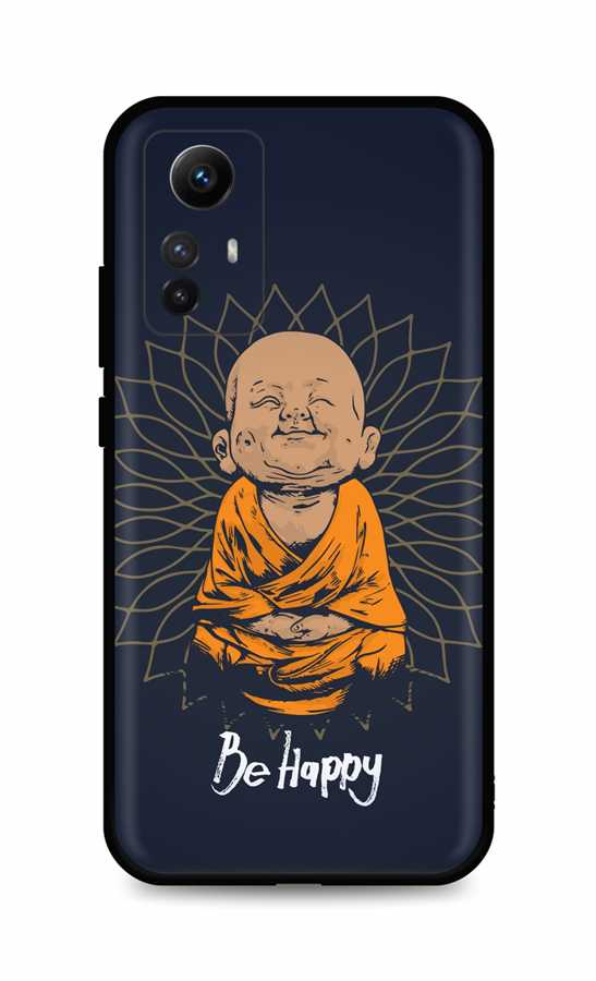 Zadní kryt TopQ DARK na mobil Xiaomi Redmi Note 12S Be Happy