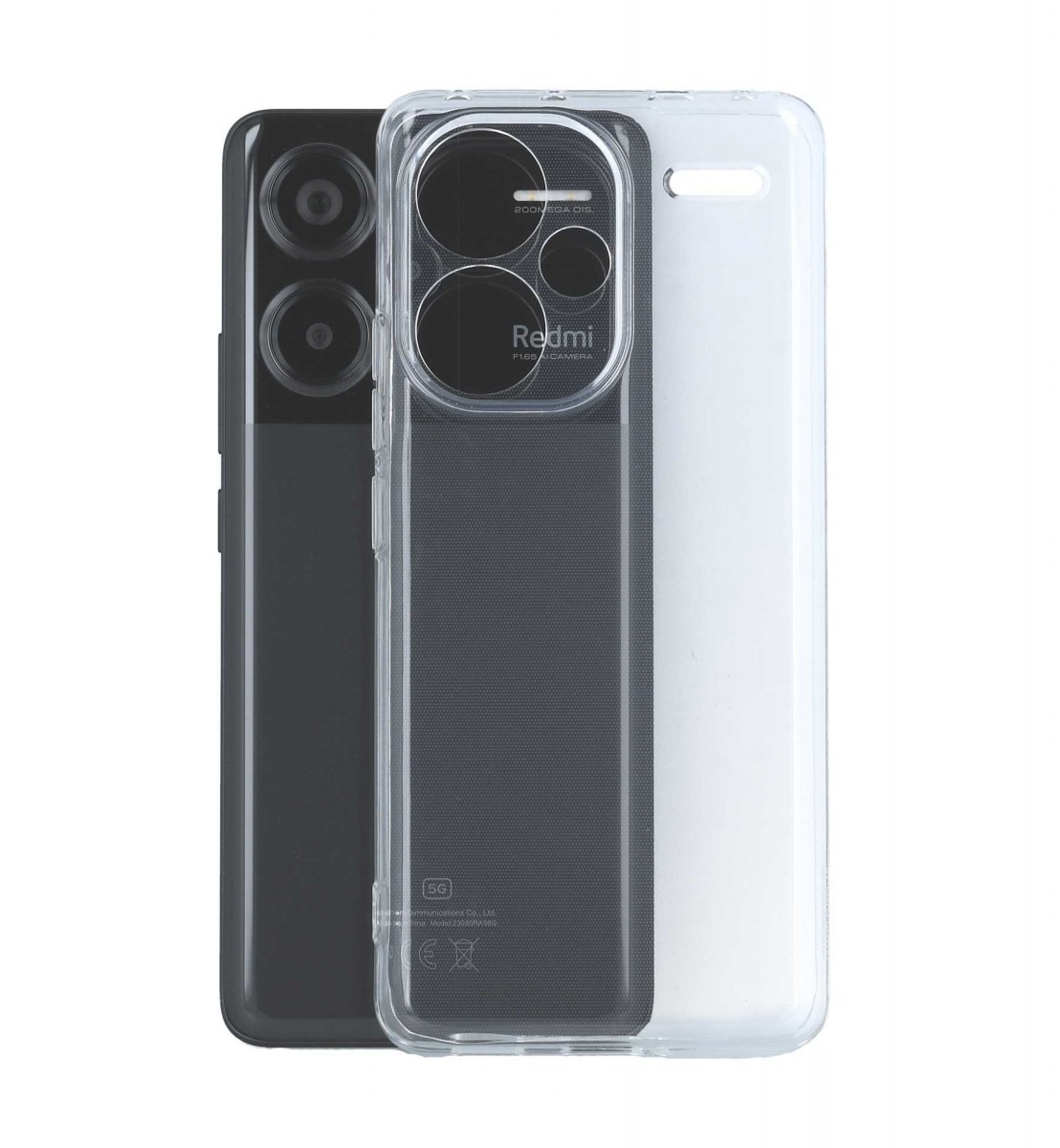 Zadní kryt TopQ Box Premium na mobil Xiaomi Redmi Note 13 Pro+ 5G průhledný