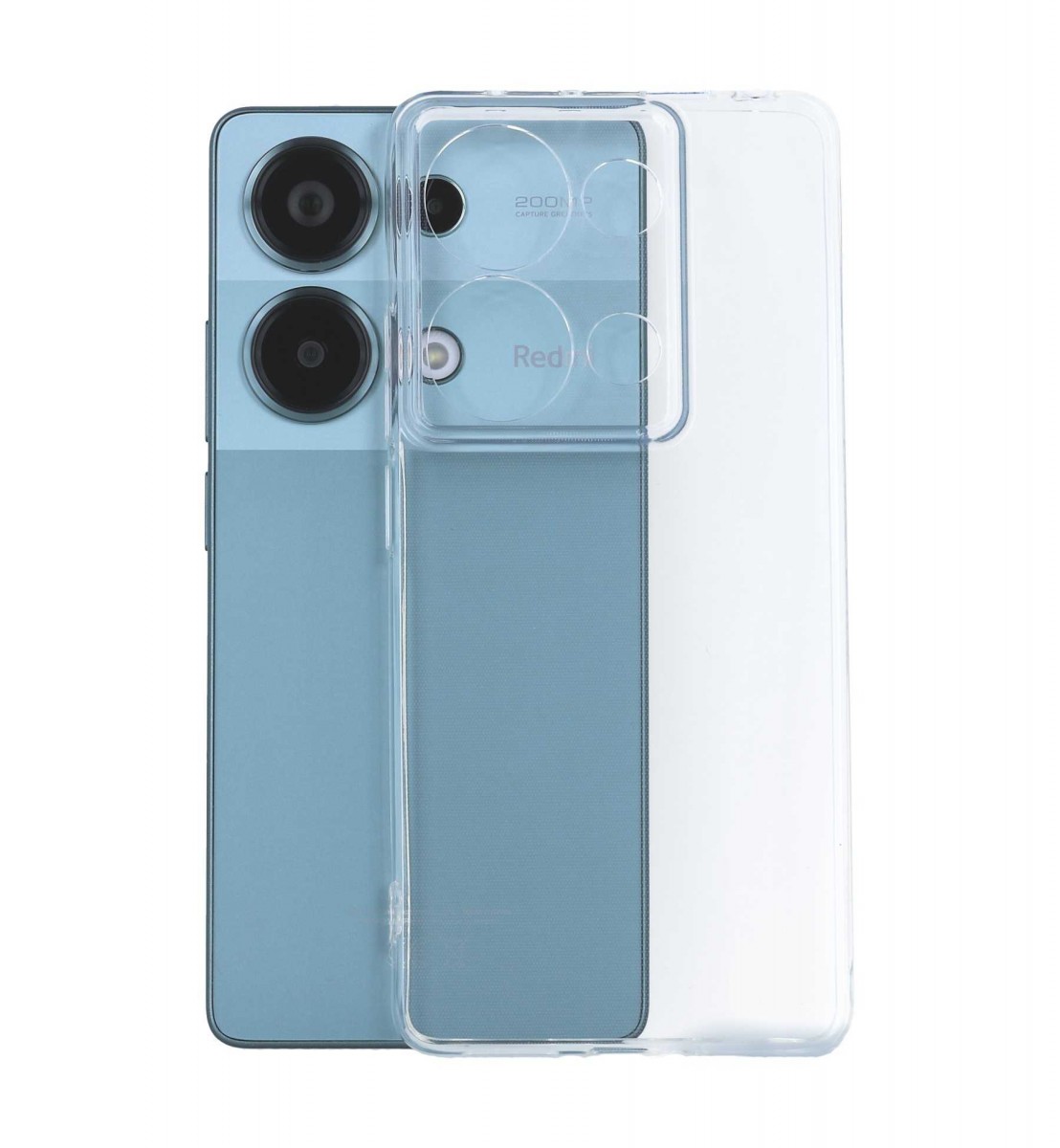 Zadní kryt TopQ Box Premium na mobil Xiaomi Redmi Note 13 Pro průhledný