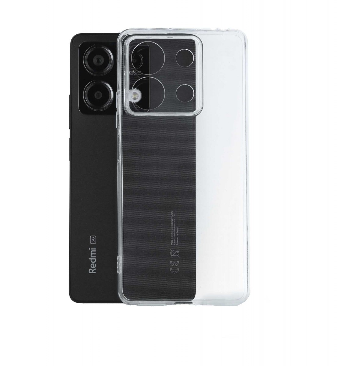 Zadní kryt TopQ Box Premium na mobil Xiaomi Redmi Note 13 5G průhledný