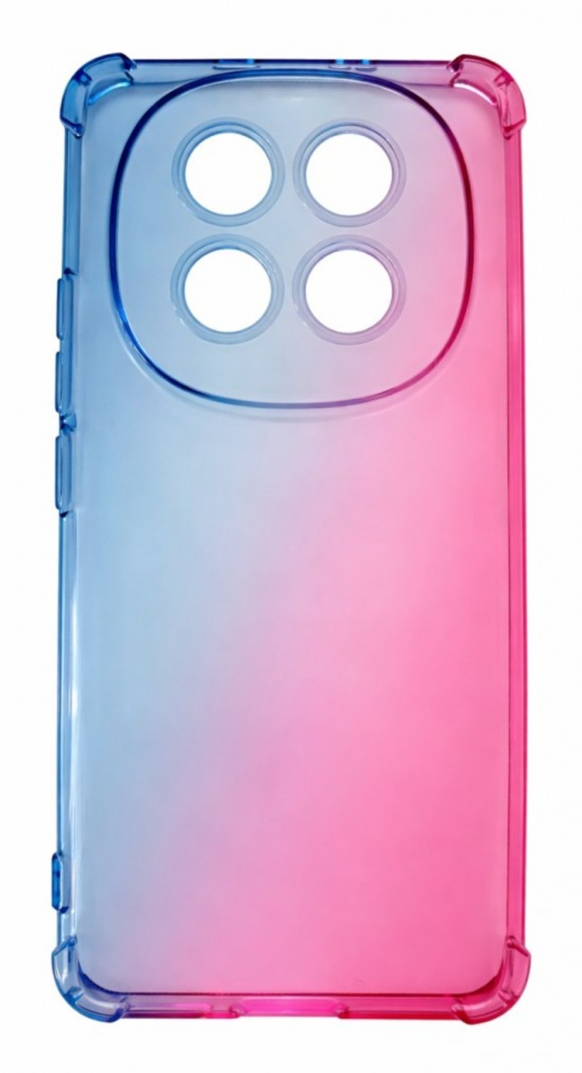 Zadní kryt TopQ na mobil Xiaomi Redmi Note 15 Shock duhový modro-růžový