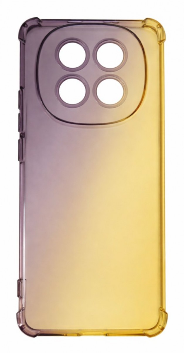 Zadní kryt TopQ na mobil Xiaomi Redmi Note 15 Shock duhový purpurovo-žlutý