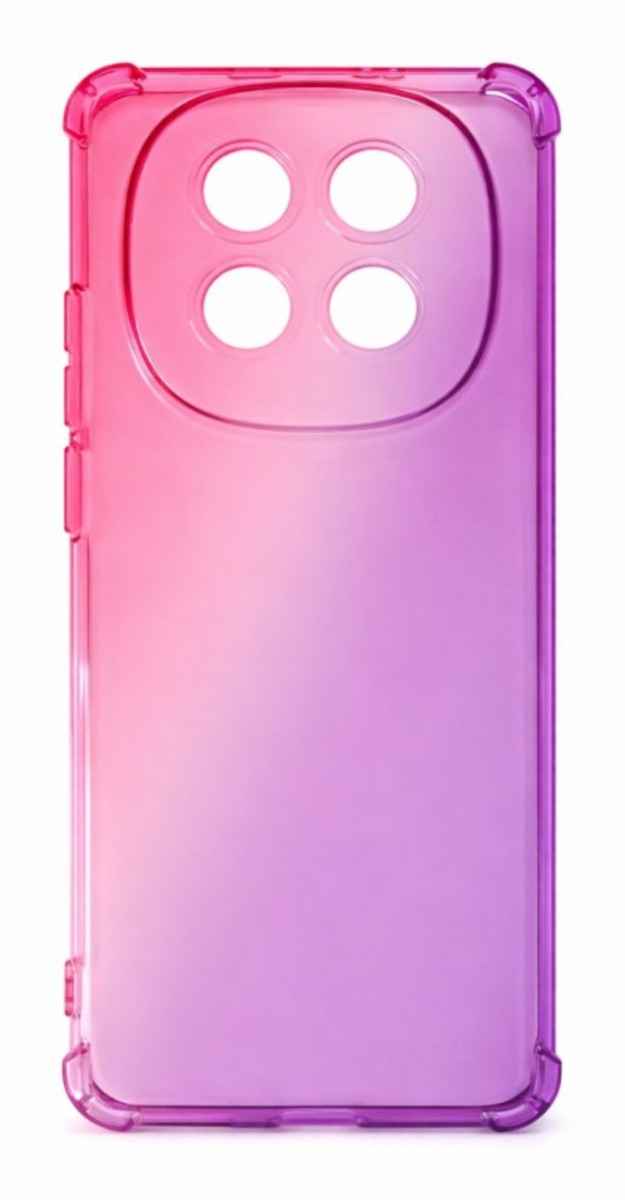 Zadní kryt TopQ na mobil Xiaomi Redmi Note 15 5G Shock duhový růžovo-fialový