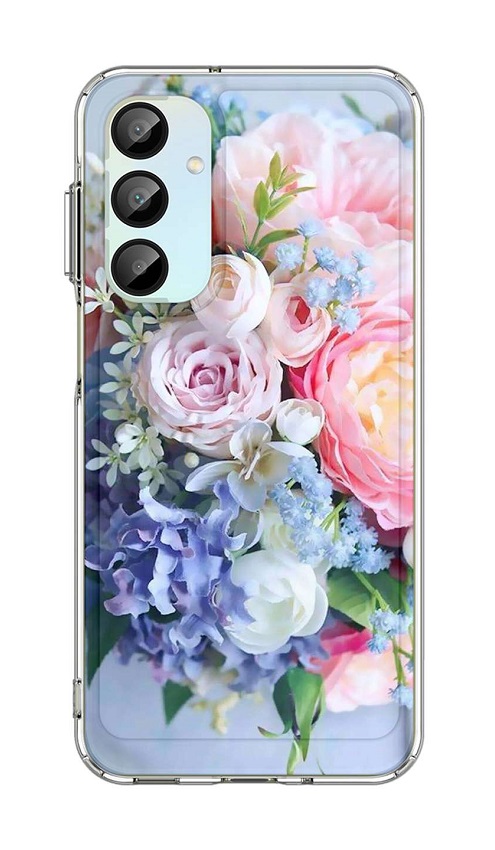 Zadní pevný kryt TopQ Image na mobil Samsung A16 Kytice