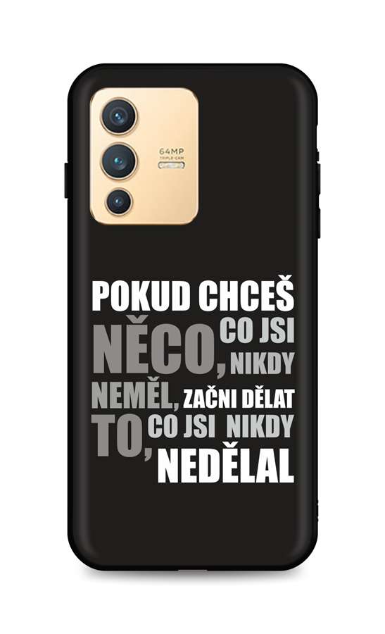 Zadní silikonový kryt TopQ DARK na mobil Vivo V23 5G Moto