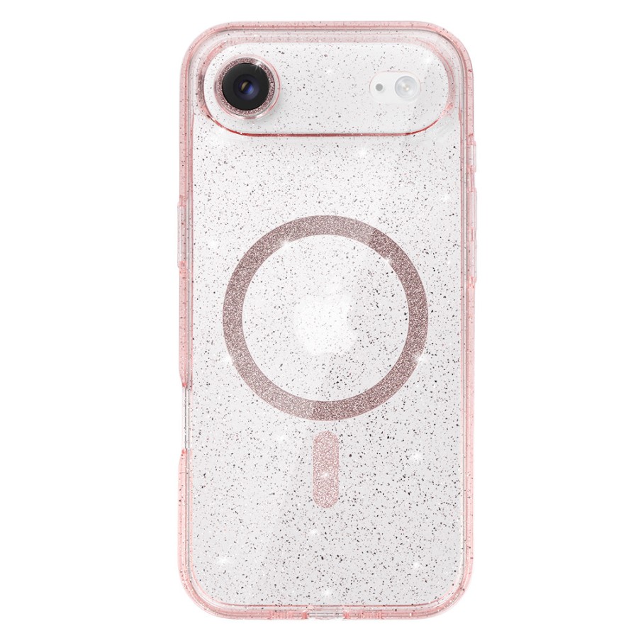 Zadní kryt Glitter Magsafe pro iPhone Air pink clear