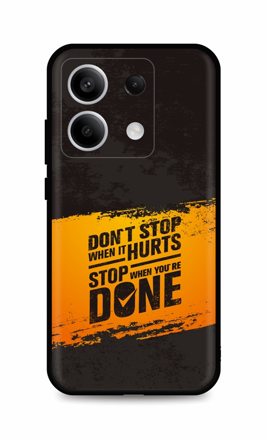 Zadní kryt TopQ DARK na mobil Xiaomi Redmi Note 13 5G Don't Stop