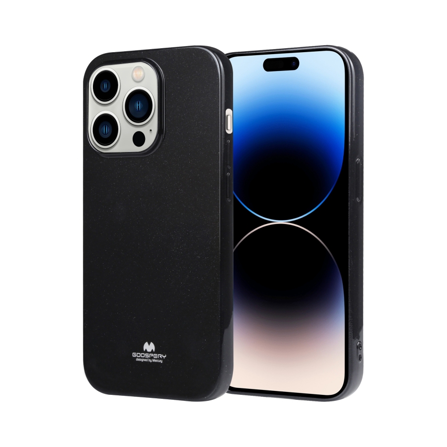 Zadní kryt Mercury Jelly Case na mobil iPhone 14 Pro černý