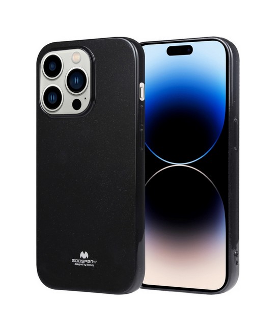 Zadní kryt Mercury Jelly Case na mobil iPhone 14 Pro Max černý