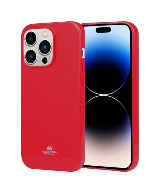 Zadní kryt Mercury Jelly Case na mobil iPhone 14 Pro Max červený