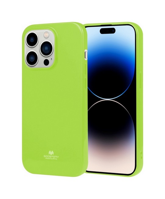 Zadní kryt Mercury Jelly Case na mobil iPhone 14 Pro Max limetkový