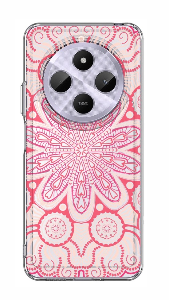 Zadní pevný kryt TopQ Image na mobil Xiaomi Redmi 14C Romantic Mandala