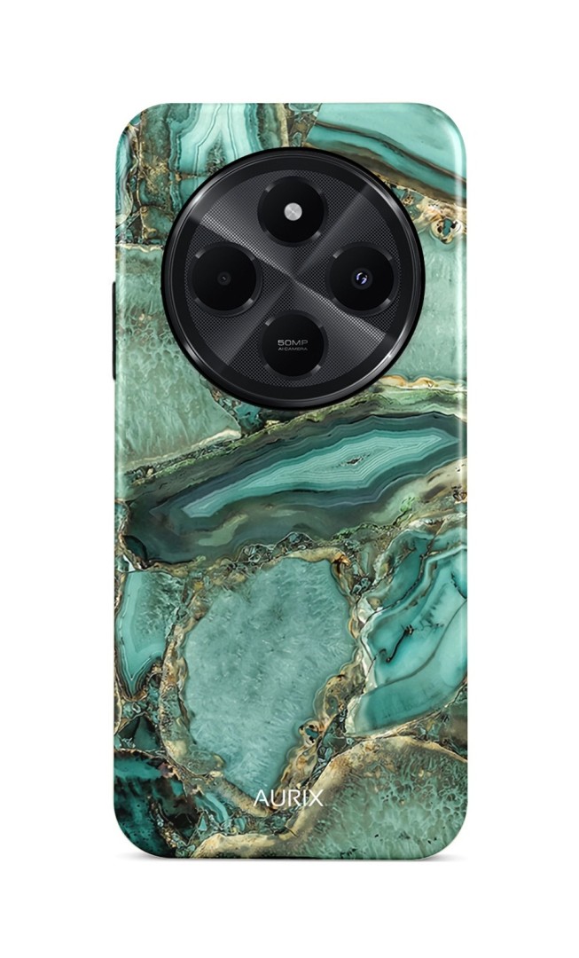 Luxusní kryt AURIX Xiaomi Redmi 14C Emerald Glow