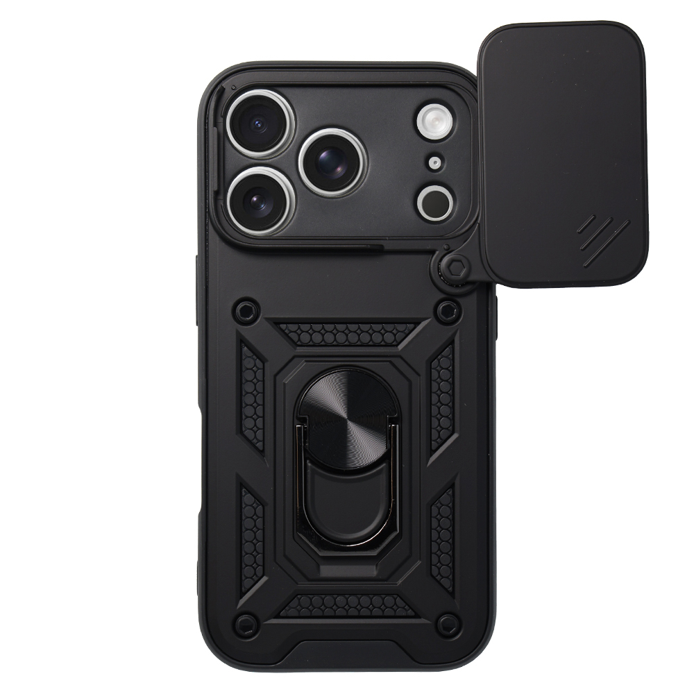 Ultra odolný zadní kryt Armor Lens pro iPhone 17 Pro Max černý
