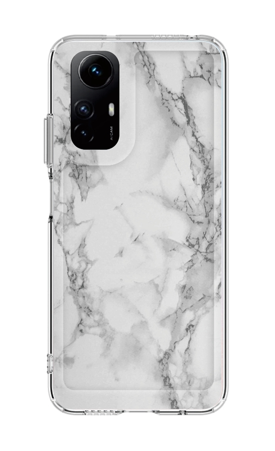 Zadní pevný kryt TopQ STYLE na mobil Xiaomi Redmi Note 12S Mramor bílý
