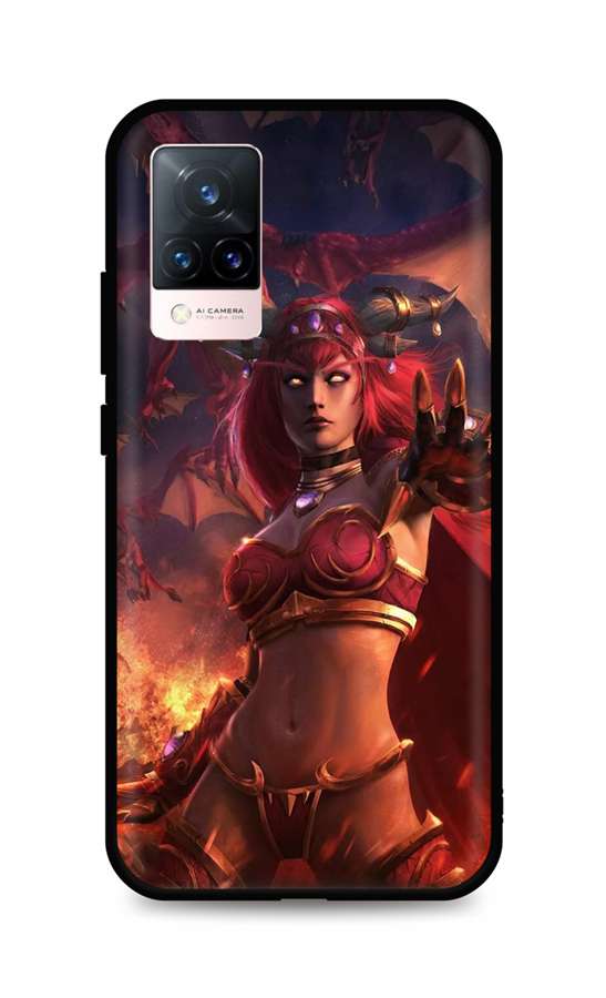 Zadní silikonový kryt TopQ DARK na mobil Vivo V21 5G Heroes Of The Storm